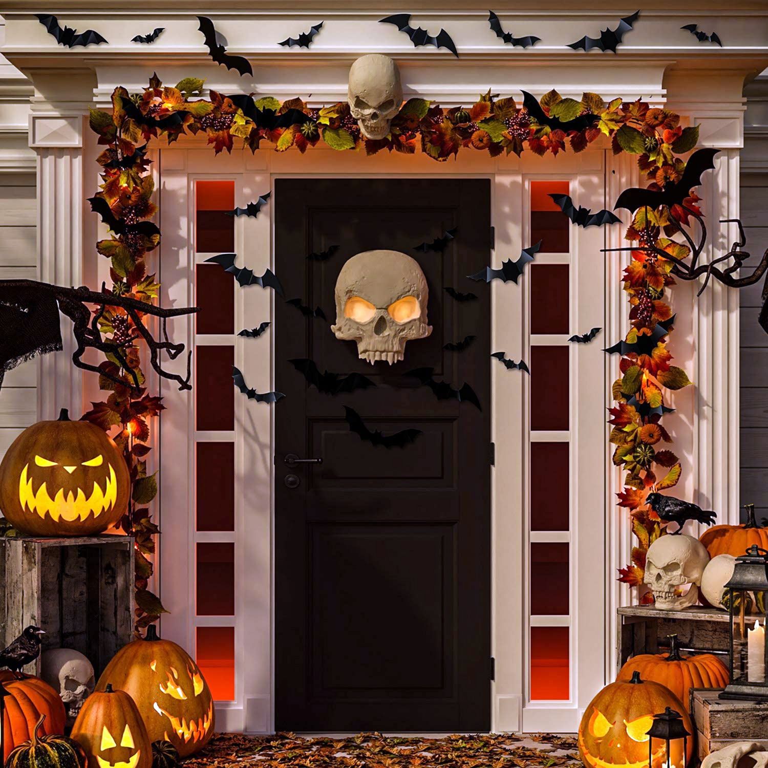 Halloween Door Porch From Twitter