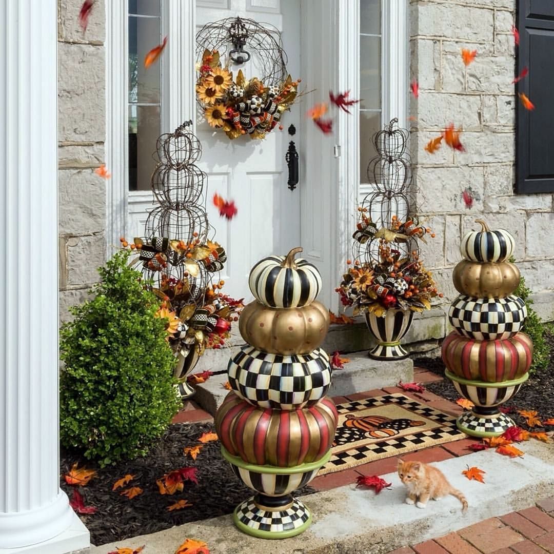 Halloween Pumpkin Porch Decor From Instagram