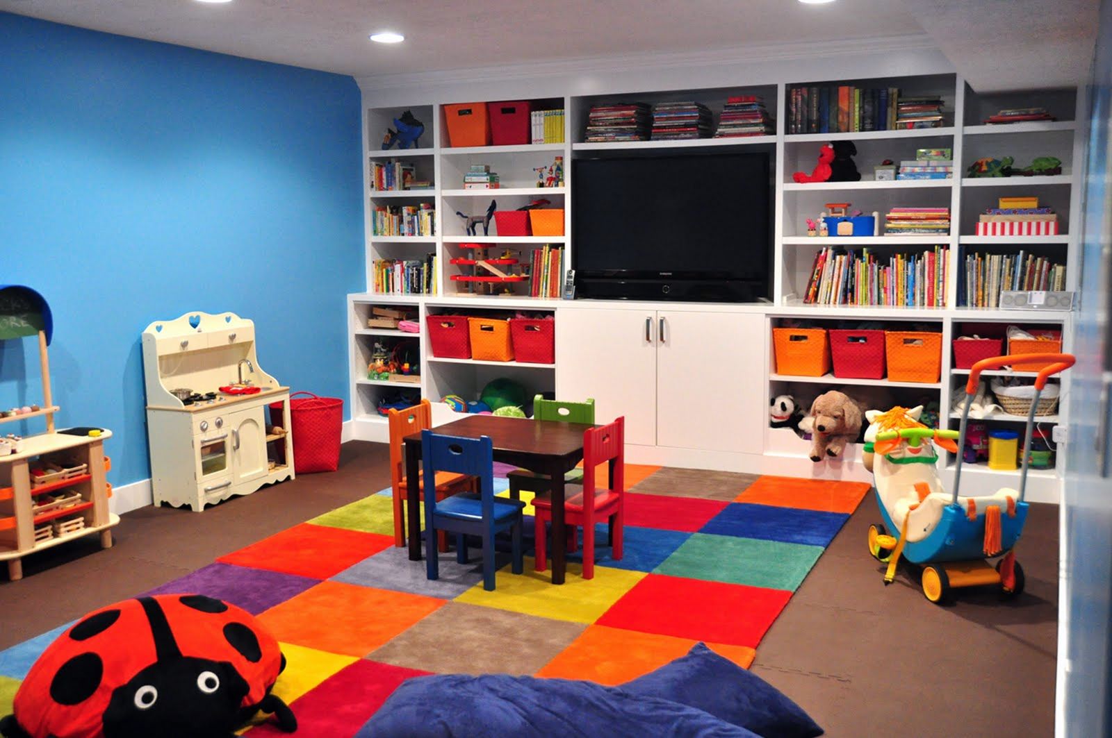 Kids Playroom With Storage From Househomeworld
