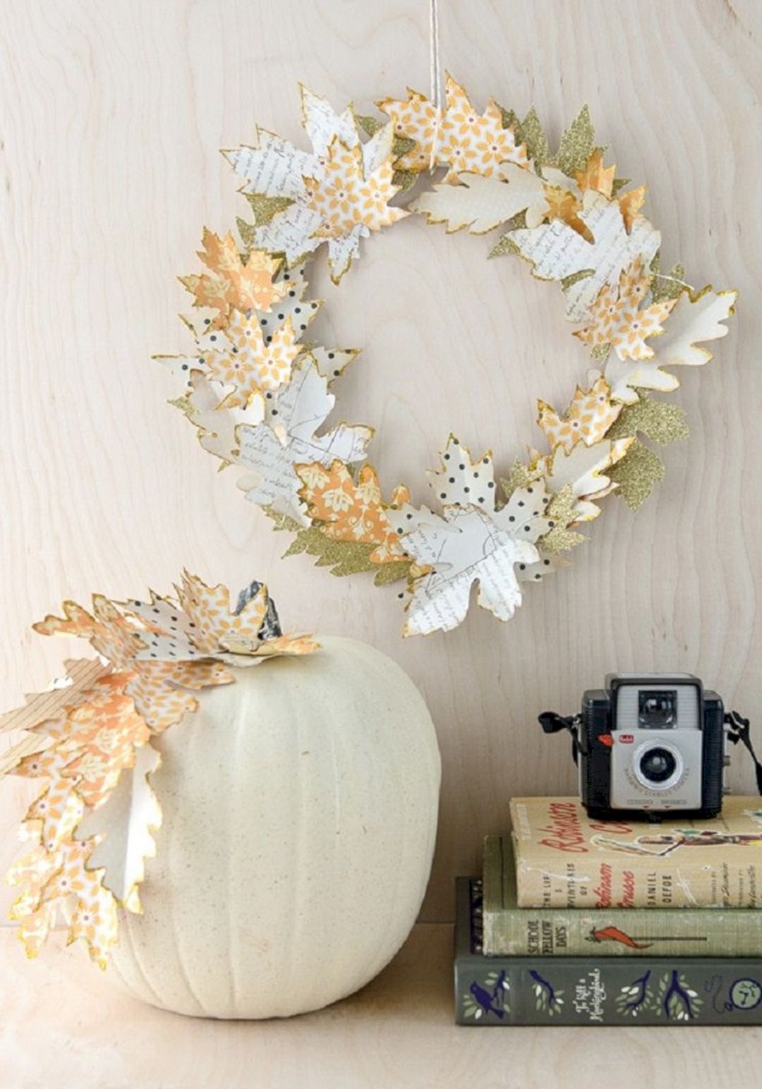 Paper Leaf Projects For Fall Home Decor From Theholidazecraze