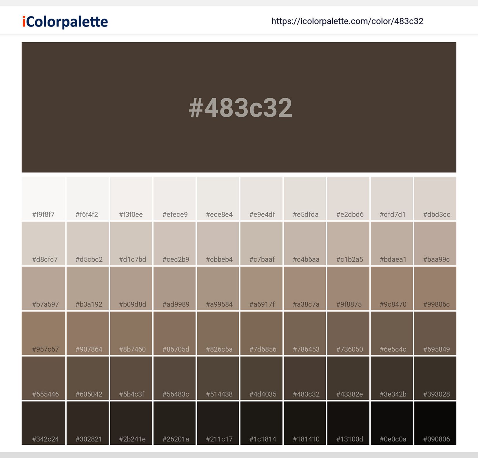 Taupe From Icolorpalette