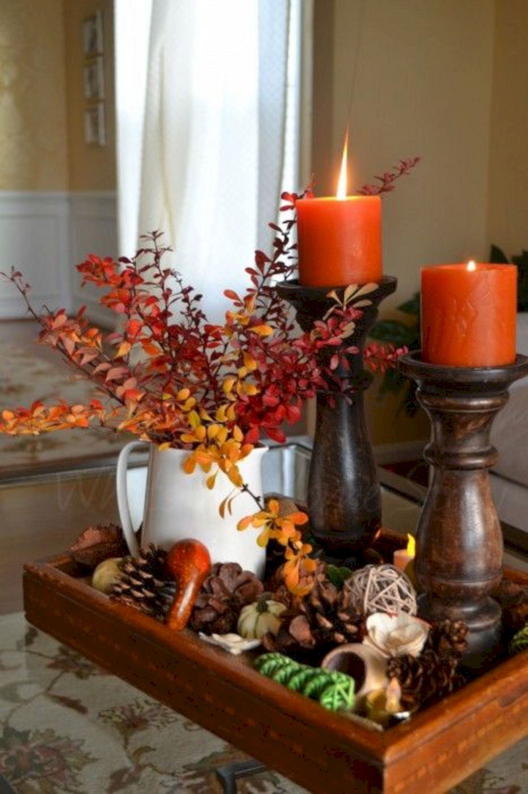 Thanksgiving Centerpiece Autumn Decorating From Infoasik