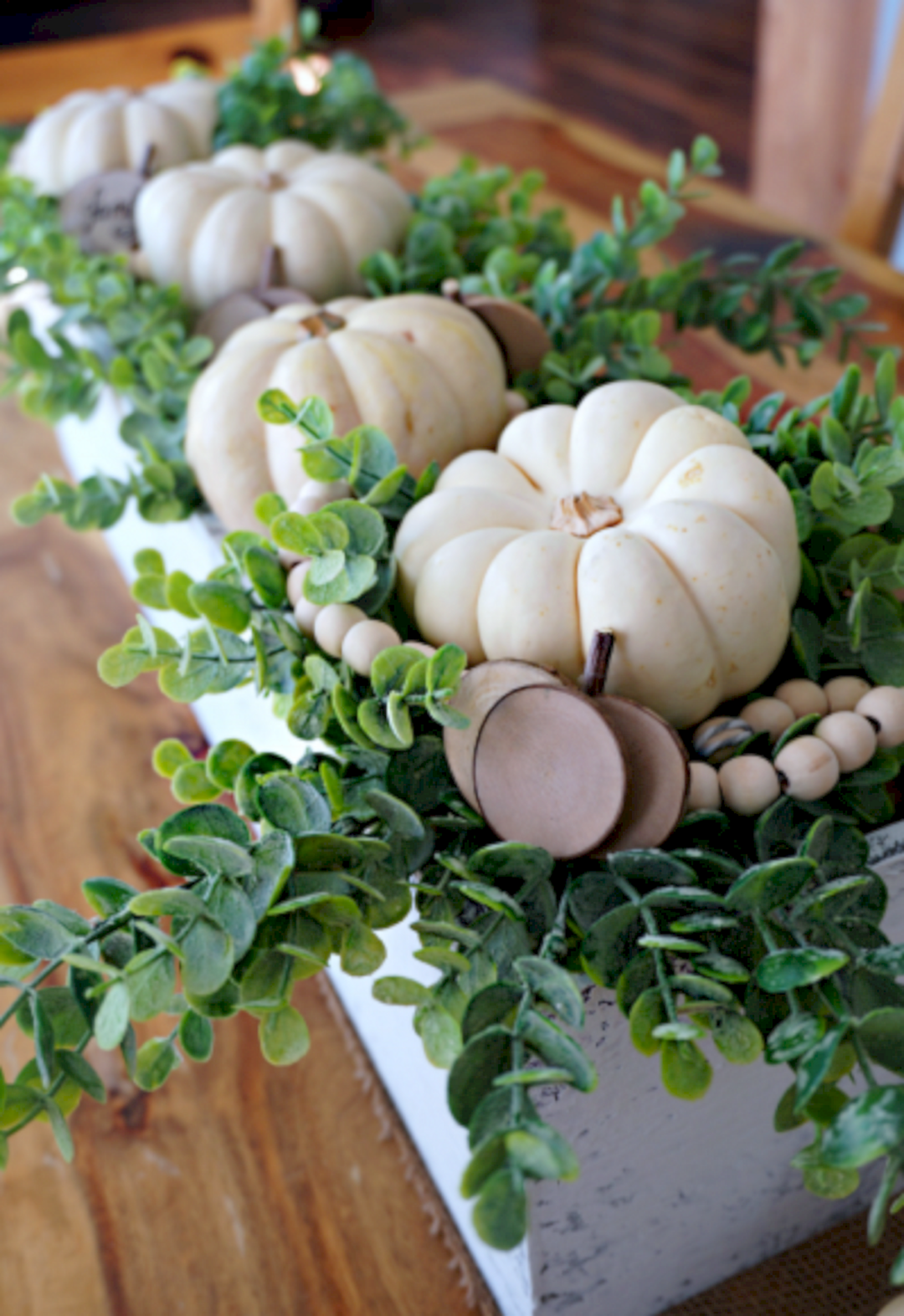 Mini Pumpkins And Eucalyptus from Countryliving