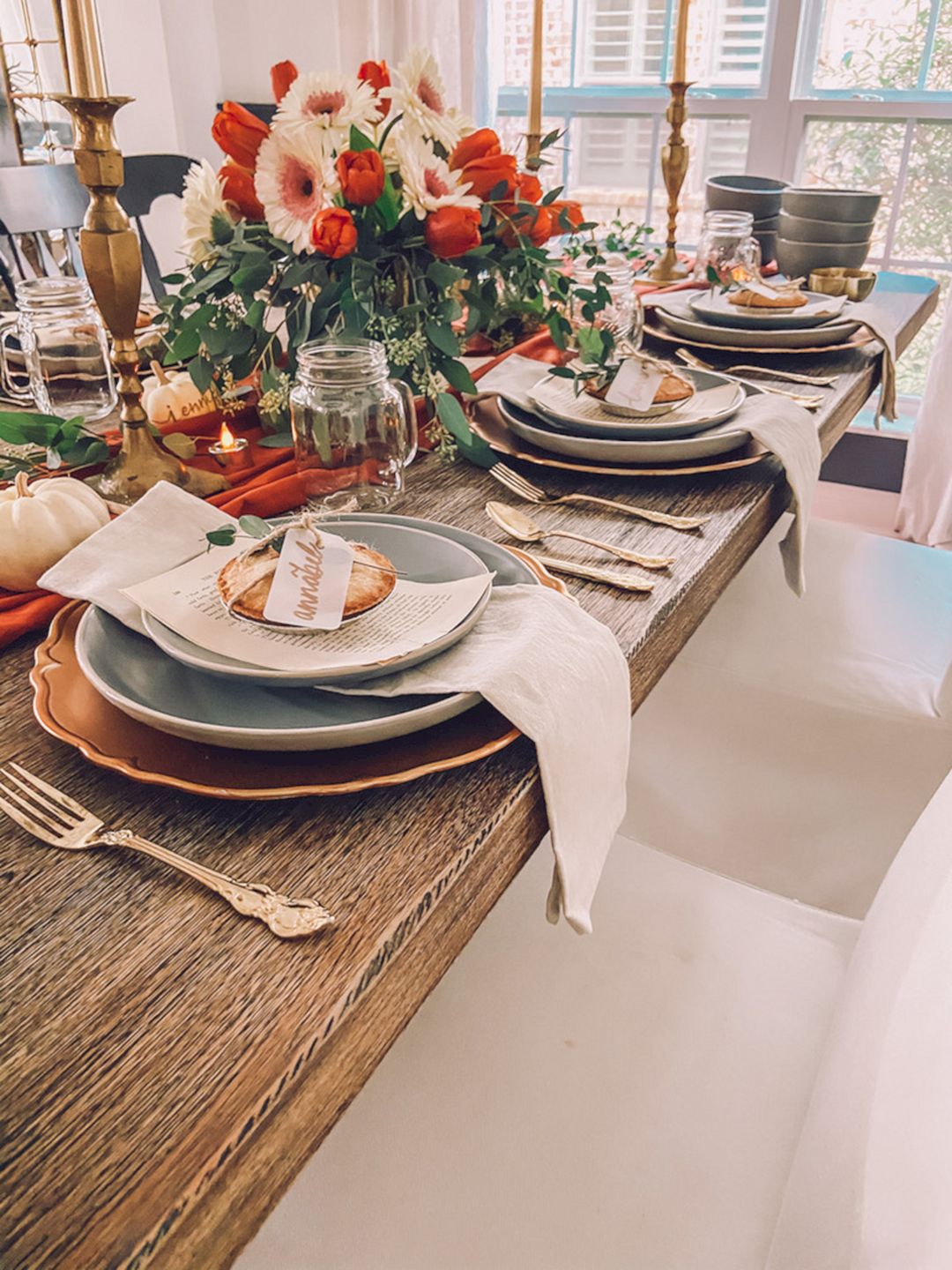 Thanksgiving Table Dishes And Glassware From Lifebyleanna