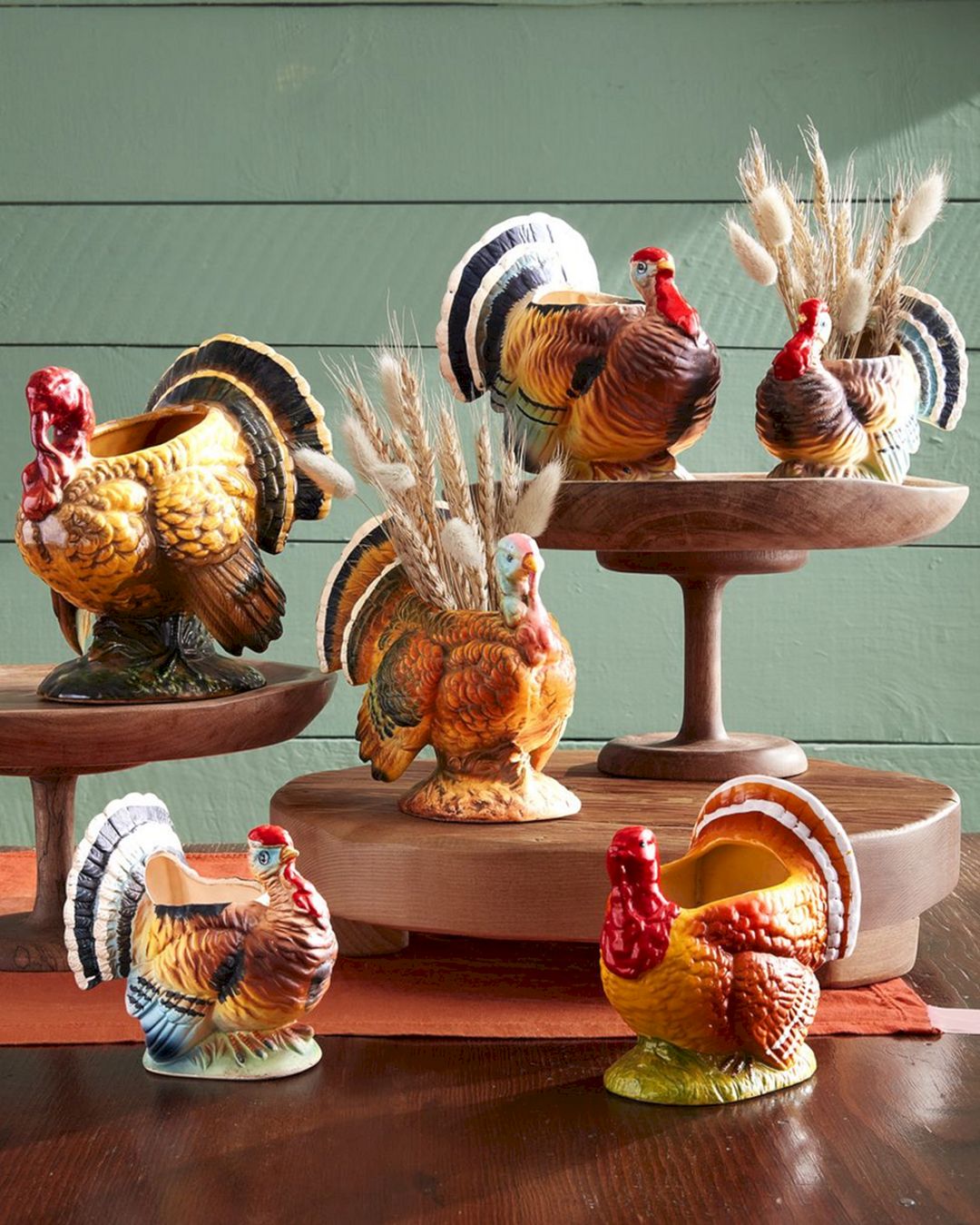 Turkey Collectibles Centerpiece from Countryliving